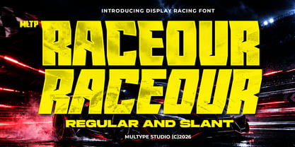 MLTP Raceour Font Poster 1