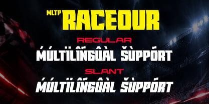 MLTP Raceour Font Poster 12