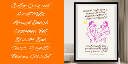 Belle Aurelia Font Poster 2