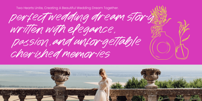 Belle Aurelia Font Poster 5