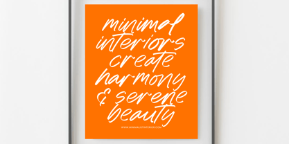 Belle Aurelia Font Poster 4