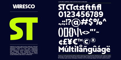 Varesco Font Poster 10