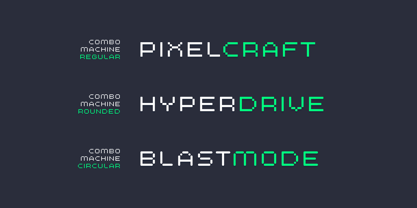 Combo Machine Font Poster 6