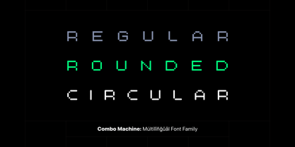 Combo Machine Font Poster 10
