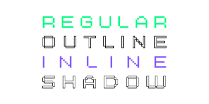 Combo Machine Font Poster 11