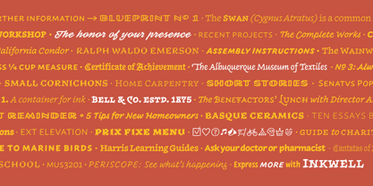 Inkwell Font Poster 1