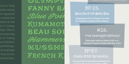 Inkwell Font Poster 14
