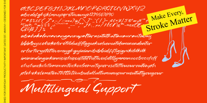 Golden Petals Font Poster 10