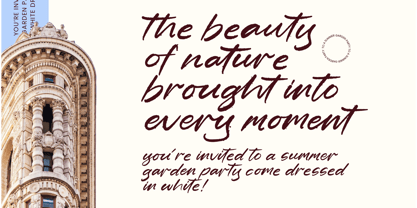 Golden Petals Font Poster 9