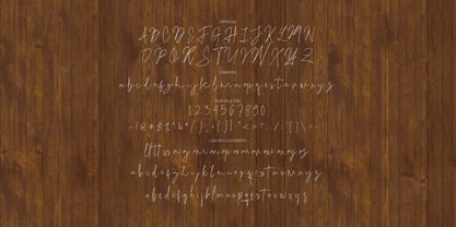 Bisklend Signature Font Poster 7