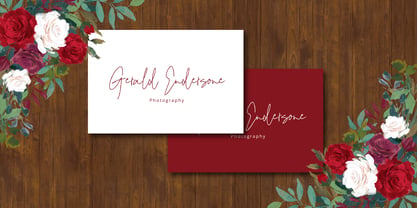 Bisklend Signature Font Poster 3