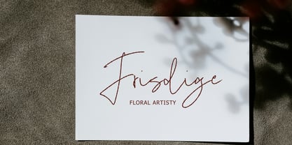 Bisklend Signature Font Poster 10