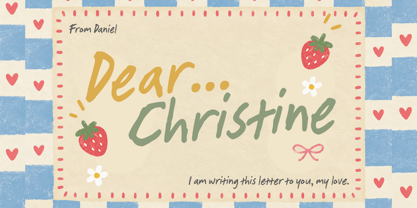 Romantic Sunny Days Font Poster 10
