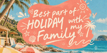 Romantic Sunny Days Font Poster 7