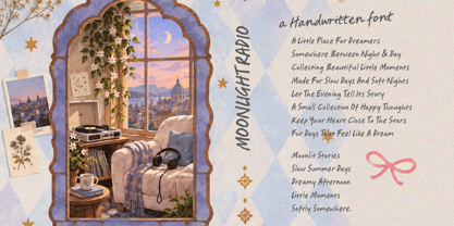 Romantic Sunny Days Font Poster 9