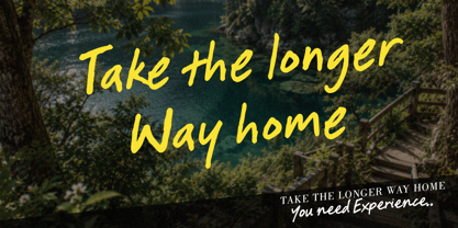 Romantic Sunny Days Font Poster 8