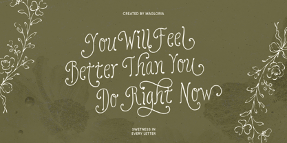 Magloria Font Poster 2