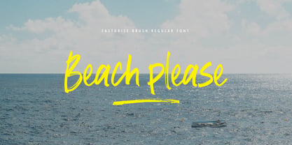 Fasturise Brush Font Poster 13
