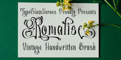 Romalise Font Poster 1