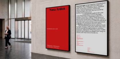 Sona Serif Font Poster 3