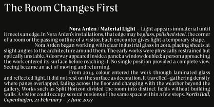 Sona Serif Font Poster 7
