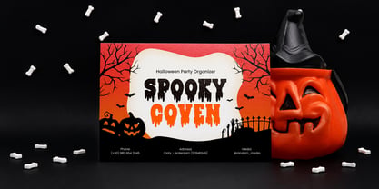 Halloween Witches Font Poster 6