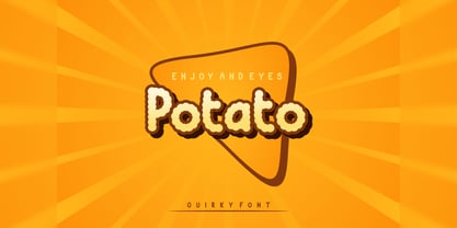 Round Chips Font Poster 3