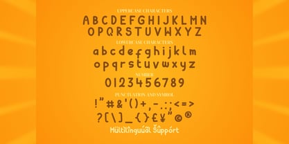 Round Chips Font Poster 4