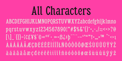 CS Lusty Font Poster 6