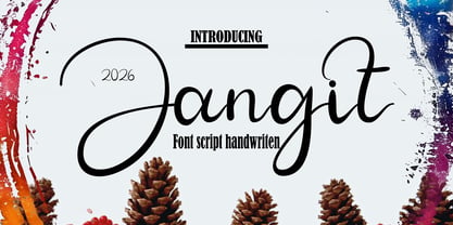 Jangit Font Poster 1