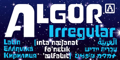 Algor Font Poster 1