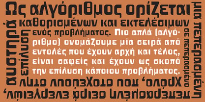 Algor Font Poster 3
