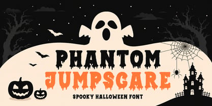 Phantom Jumpscare Font Poster 1