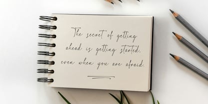 Melathea Font Poster 2
