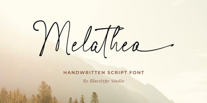 Melathea Font Poster 1
