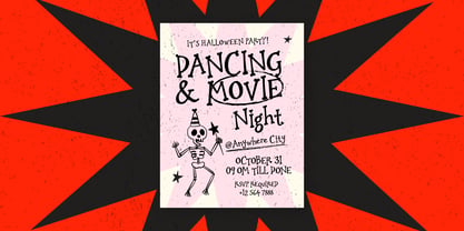 Tricksy Darl Font Poster 9