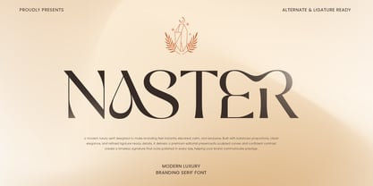 Naster Font Poster 1