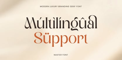 Naster Font Poster 12