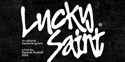Lucky Saint Font Poster 1