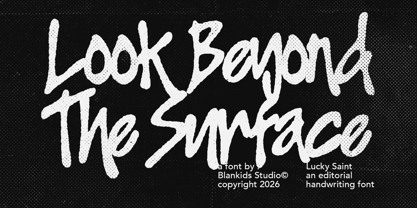 Lucky Saint Font Poster 2