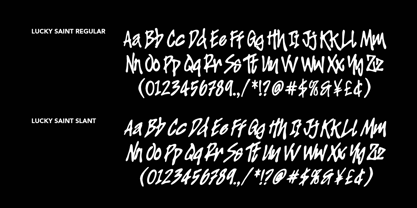 Lucky Saint Font Poster 10