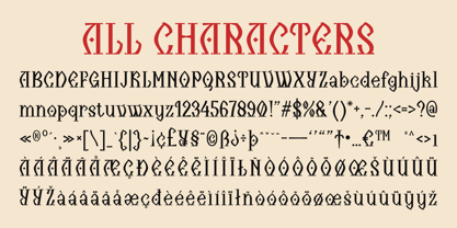 CS Gathery Font Poster 6