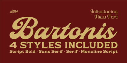 Bartonis Font Poster 1