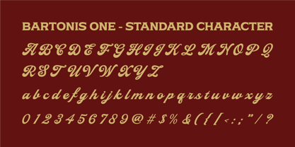 Bartonis Font Poster 8