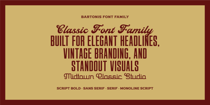 Bartonis Font Poster 10