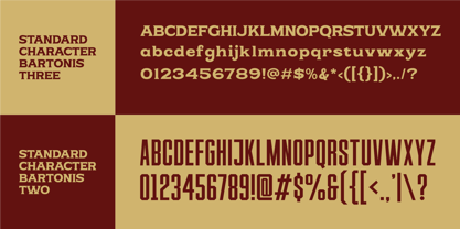 Bartonis Font Poster 7