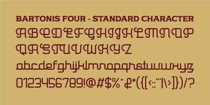 Bartonis Font Poster 9