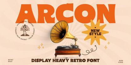 Arcon Font Poster 1