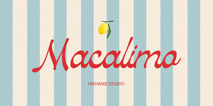 Macalimo Font Poster 1