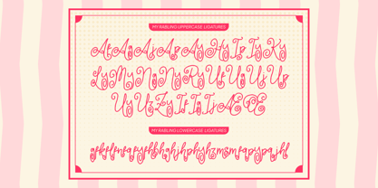 My Rabling Pixel Font Poster 10